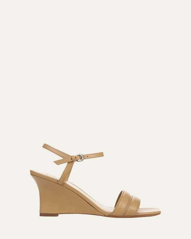Prema Leather Wedge Sandals